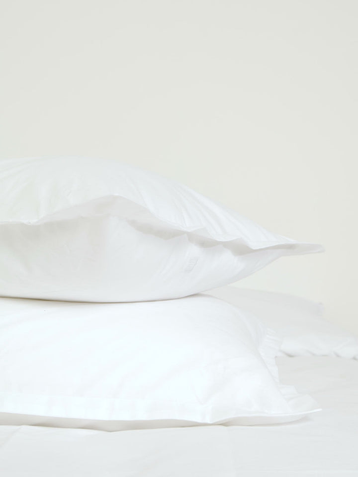 Modern Oxford Duvet Set - White