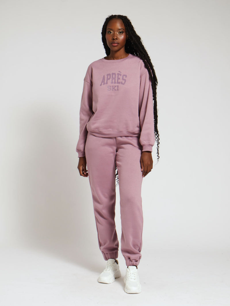 Basic Fleece Jogger - Grape