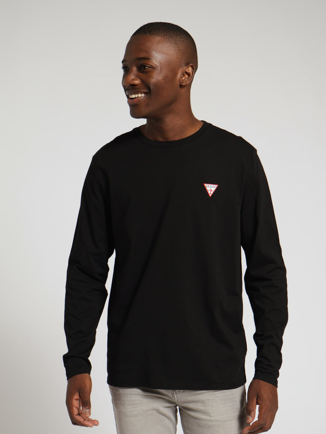 Mens Long Sleeve Core Tee Black – Edgars