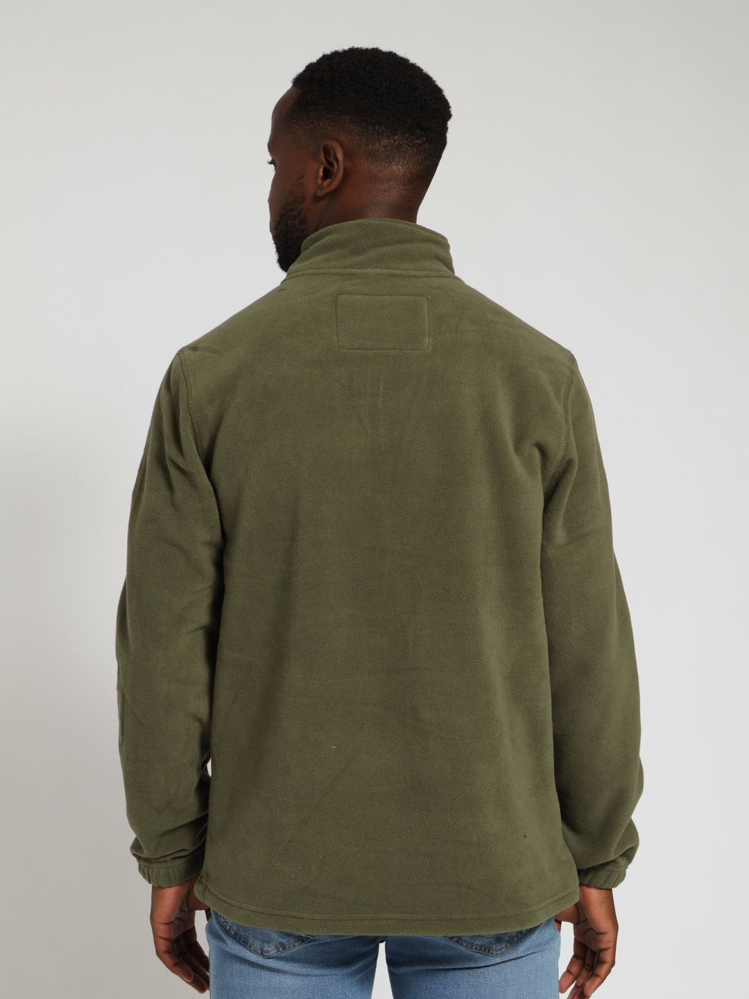 Quarter Zip Polar Fleece Top - Fatigue