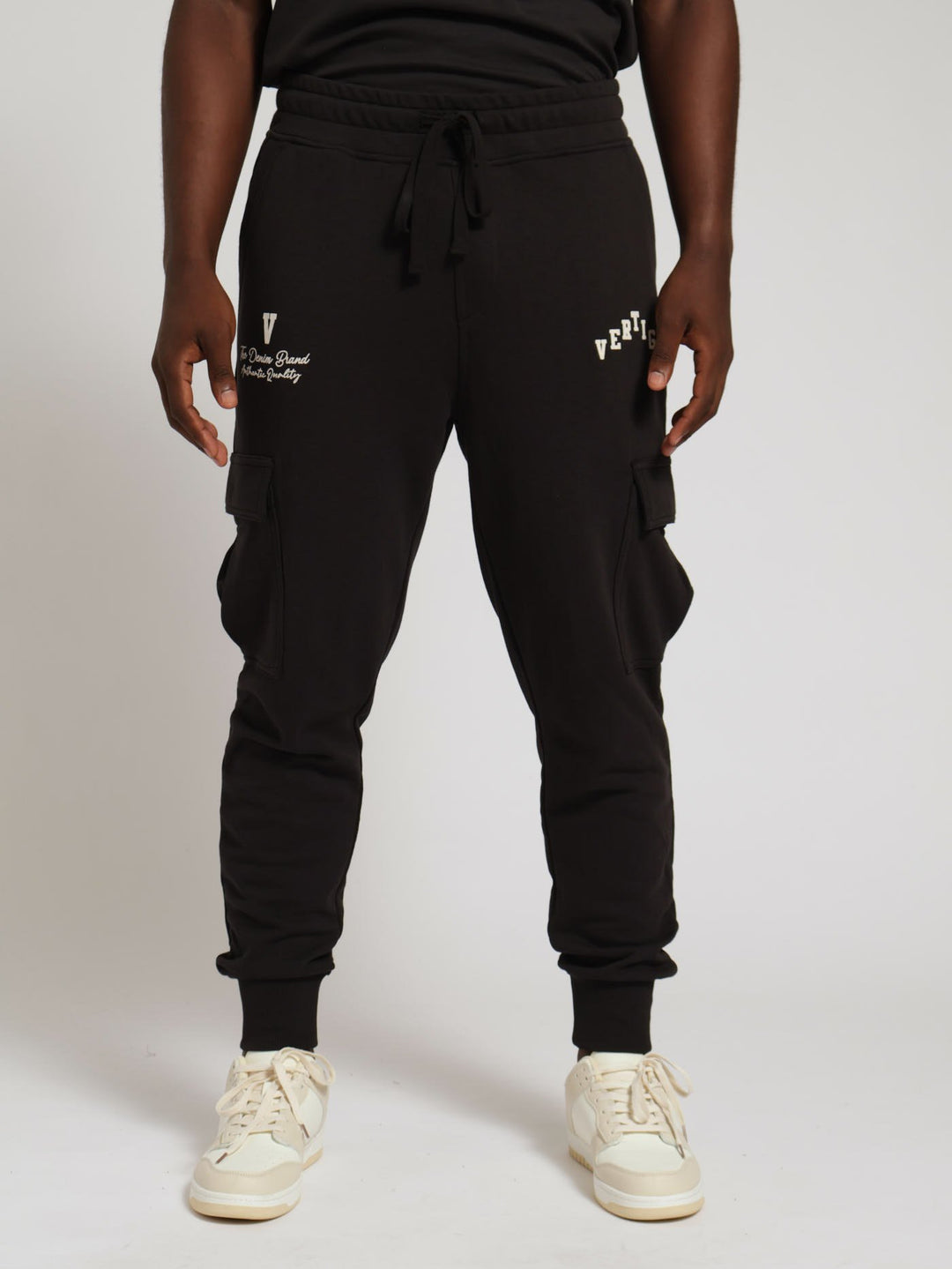 Pigment Cargo Track Pants - Black