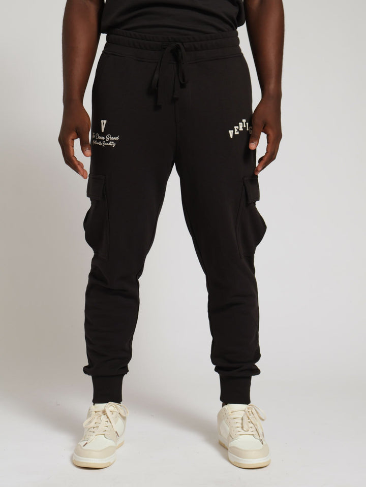 Pigment Cargo Track Pants - Black