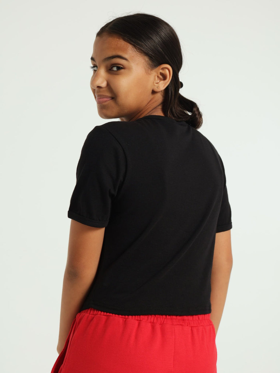 Girls Ring Joy Tee - Black