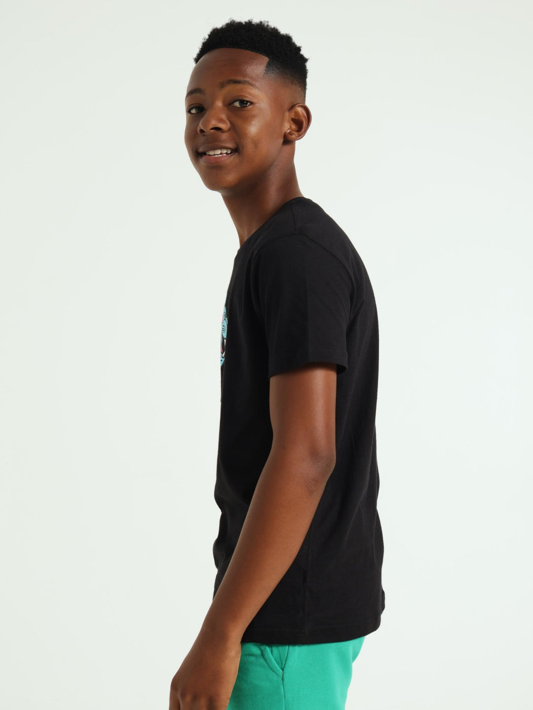 Boys Mr Beast Tee - Black