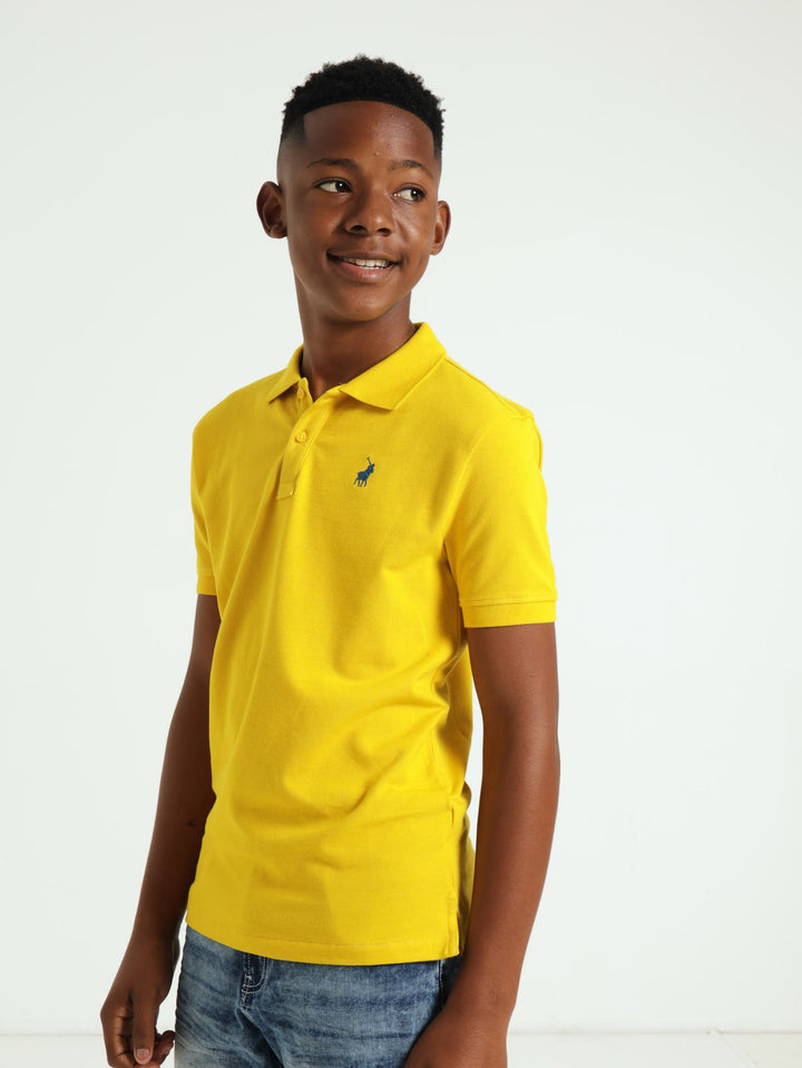 Boys Austin Golfer - Yellow