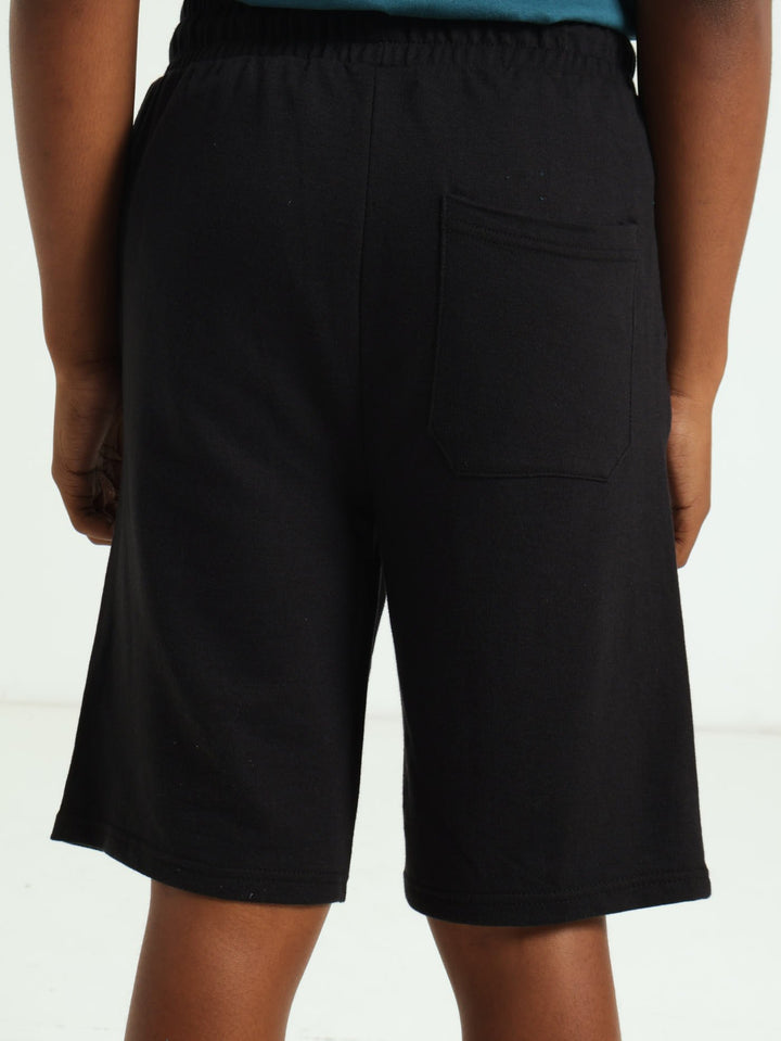 Boys Wired Mr Beast Shorts - Black