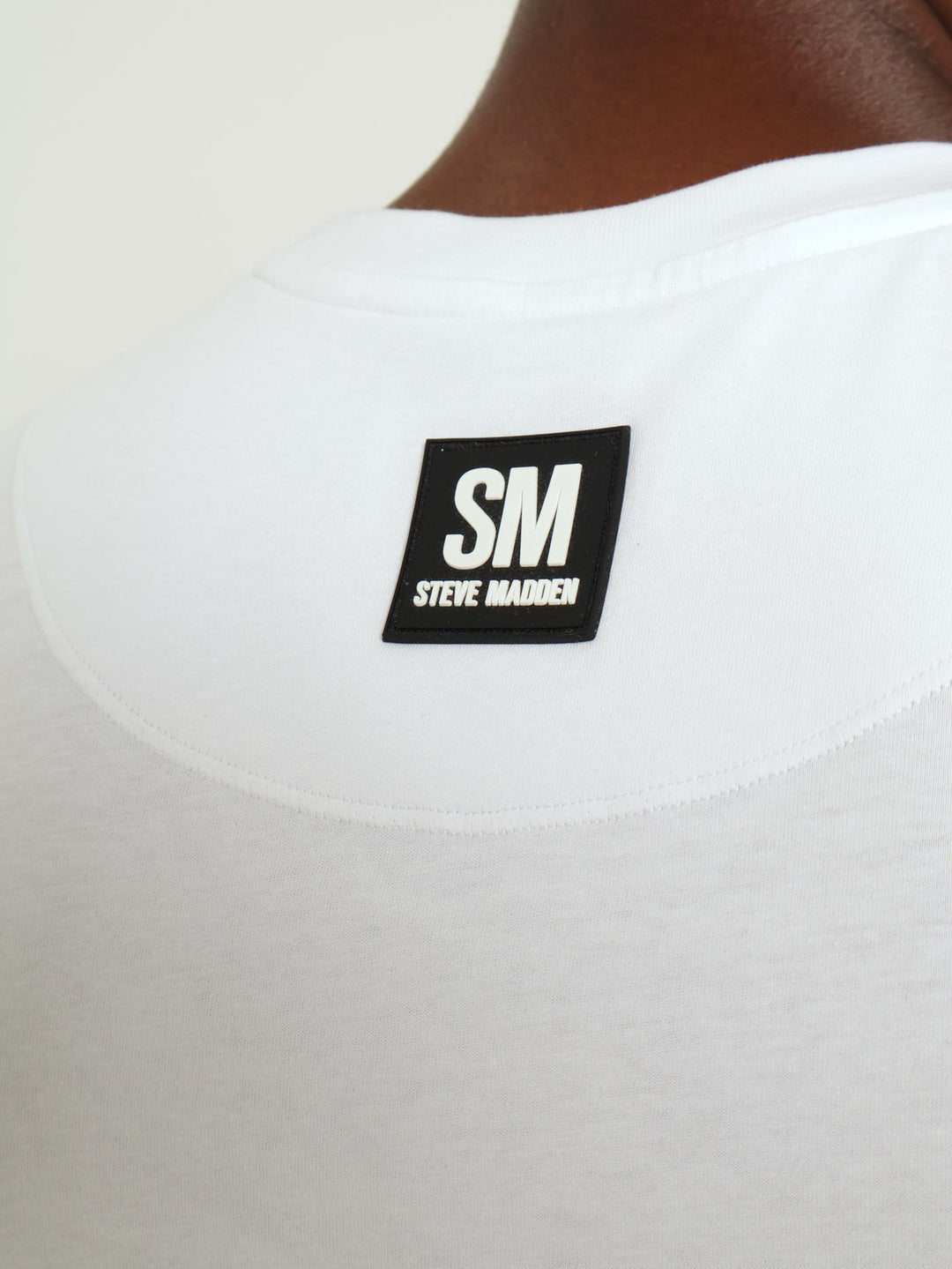 Harrison Logo Tee - White
