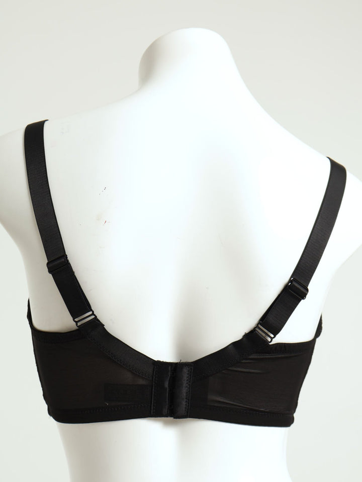 Full Lace Total Support Bra - Black
