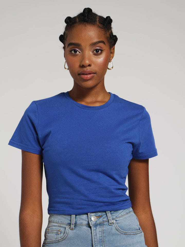 Basic Tee - Cobalt
