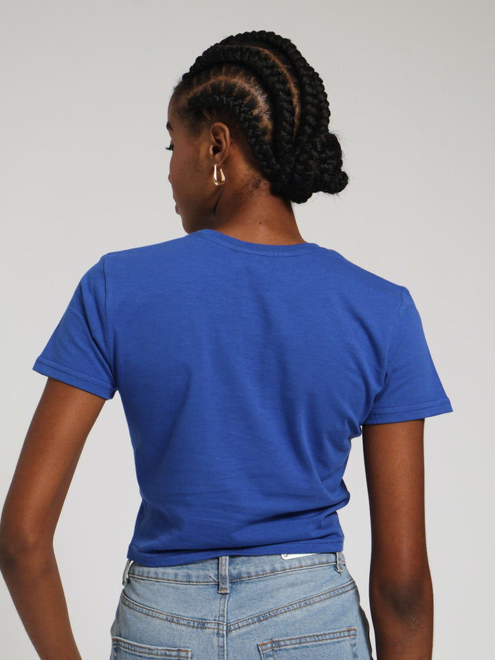 Basic Tee - Cobalt