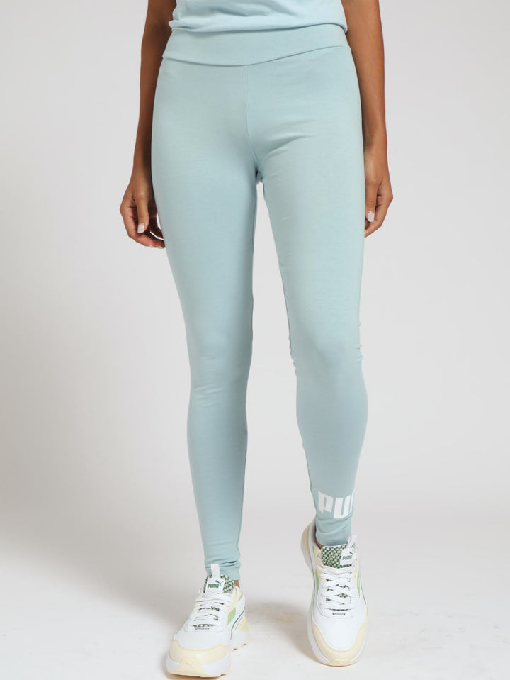 Logo Leggings - Turquoise