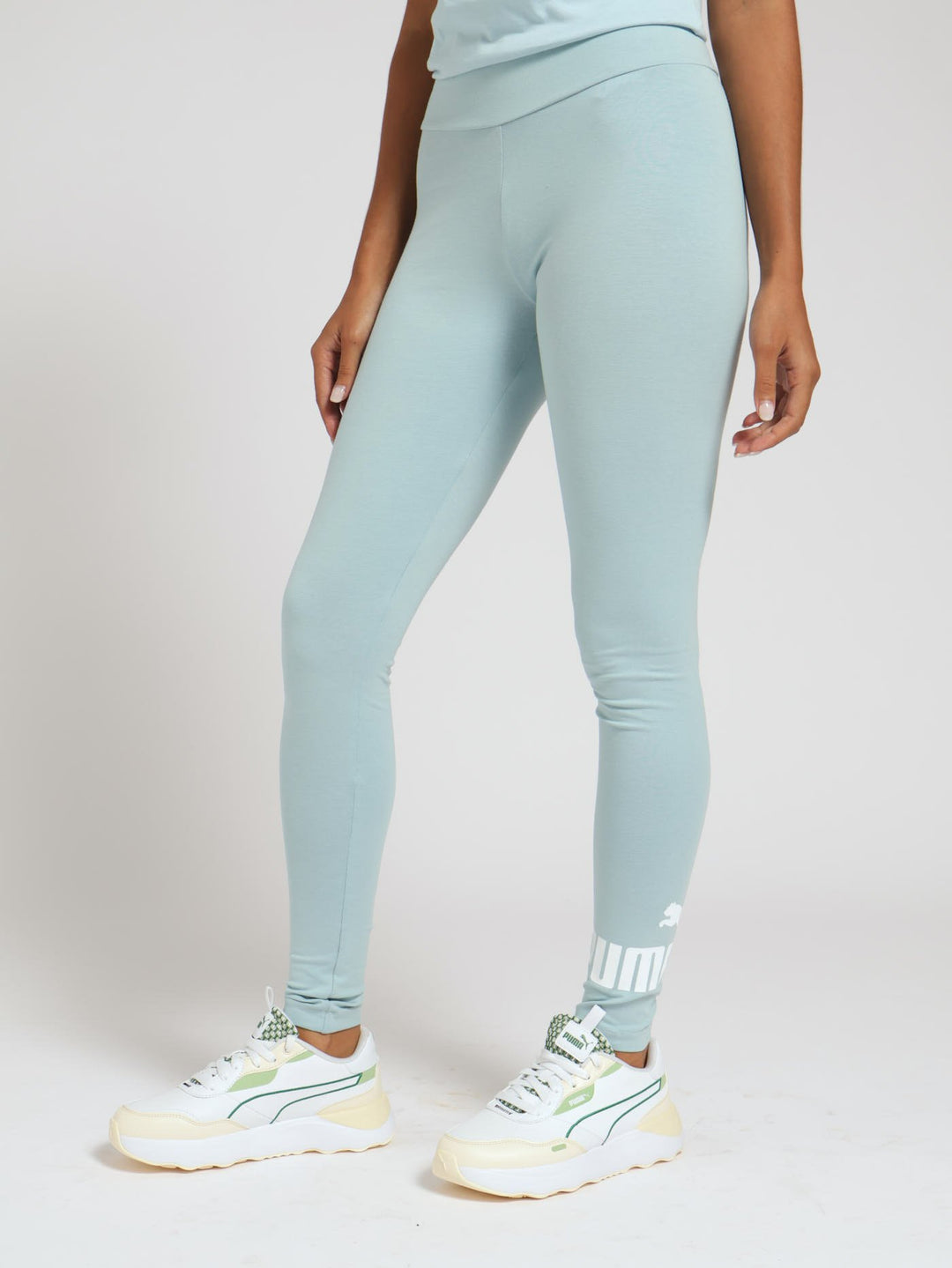 Logo Leggings - Turquoise