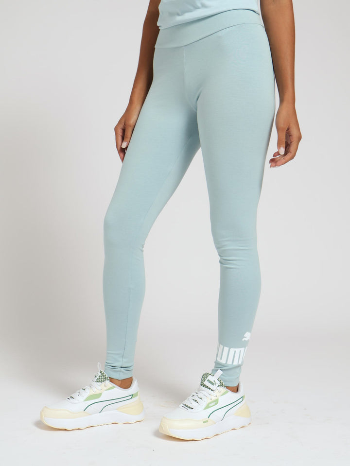 Logo Leggings - Turquoise