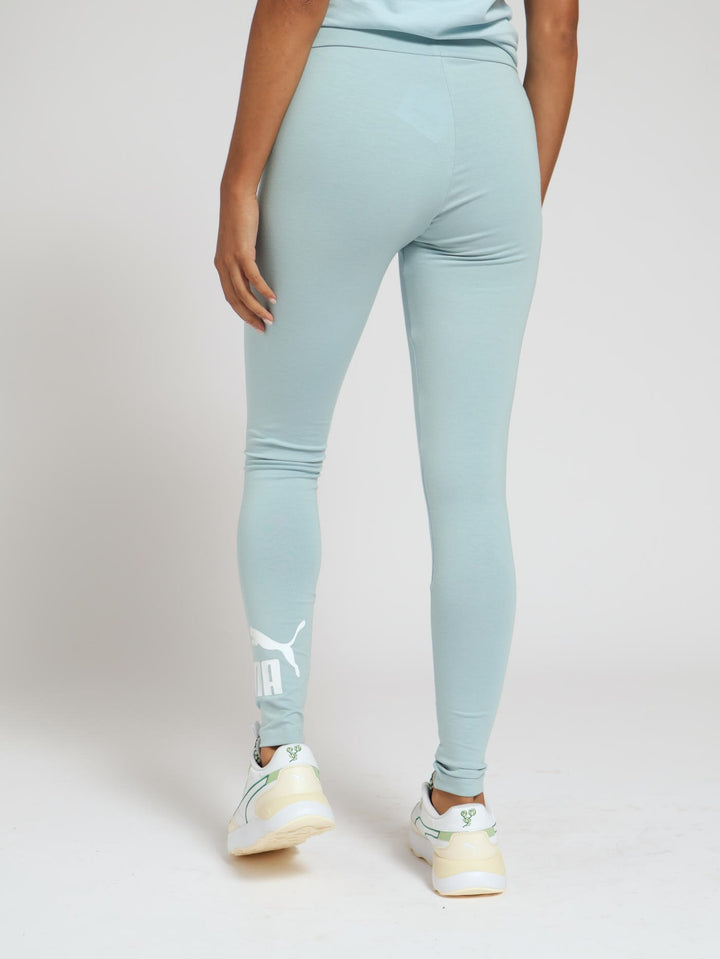 Logo Leggings - Turquoise