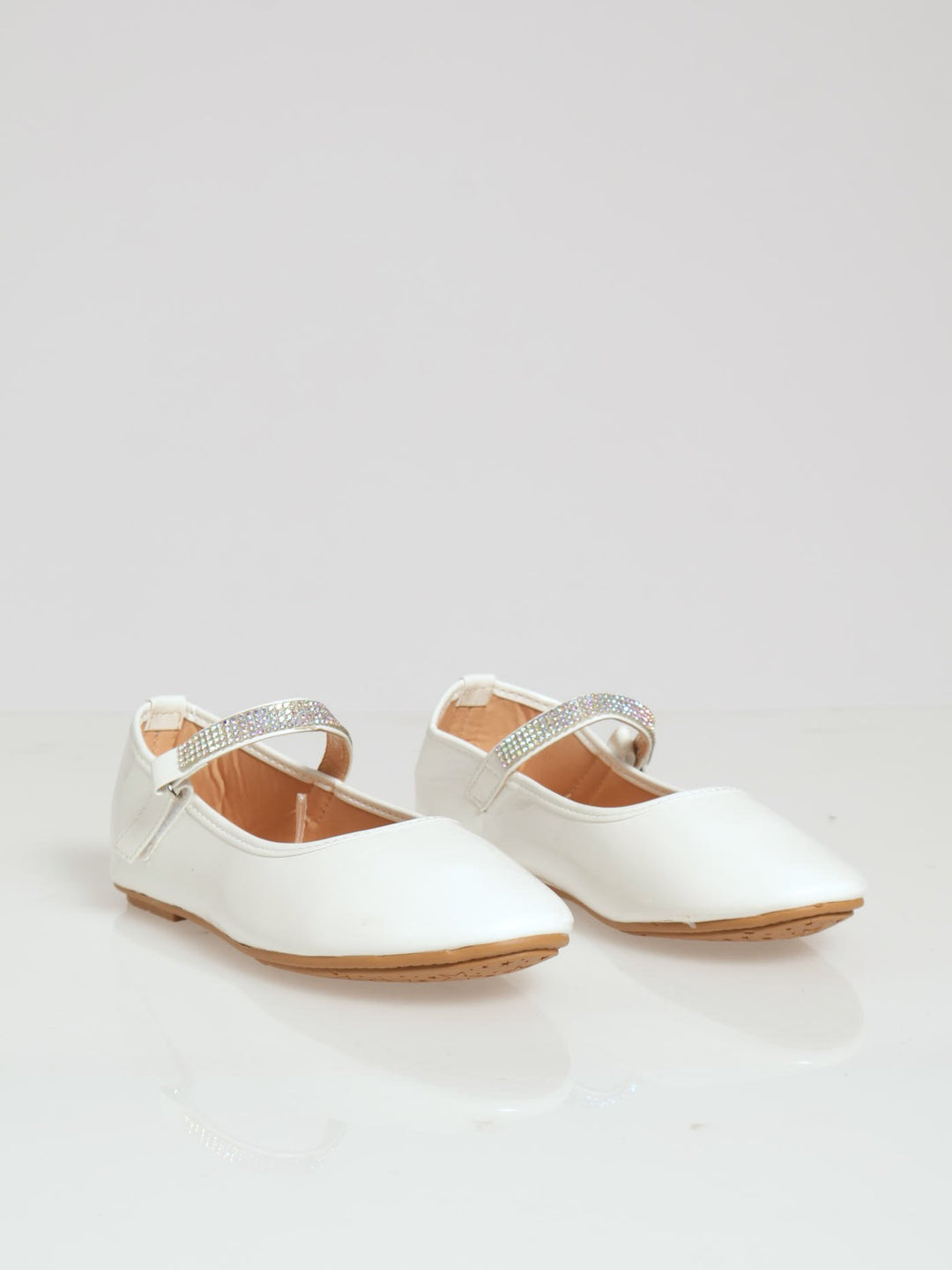 Girls Maryjane Pump - White