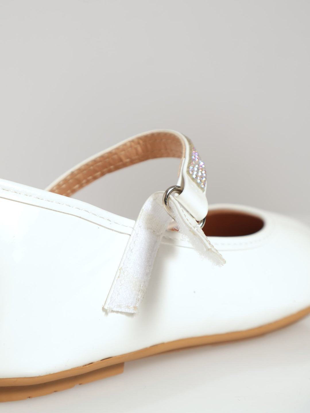 Girls Maryjane Pump - White