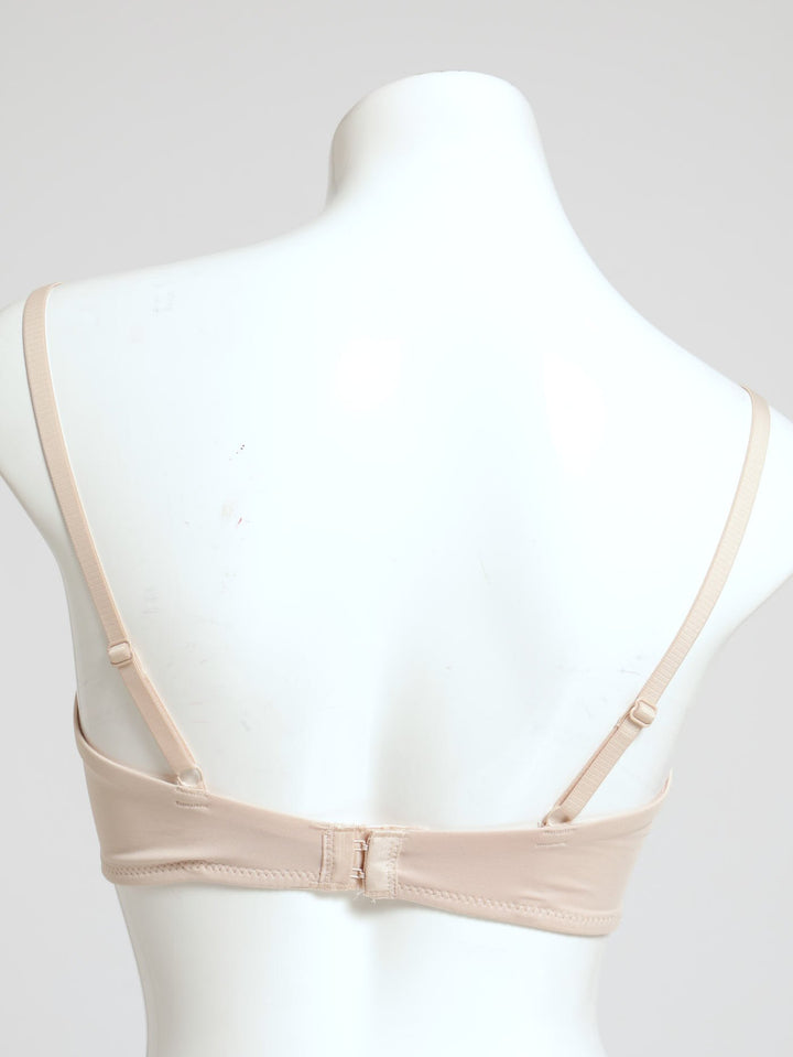 2 Pack A-Line Bra - Beige/White
