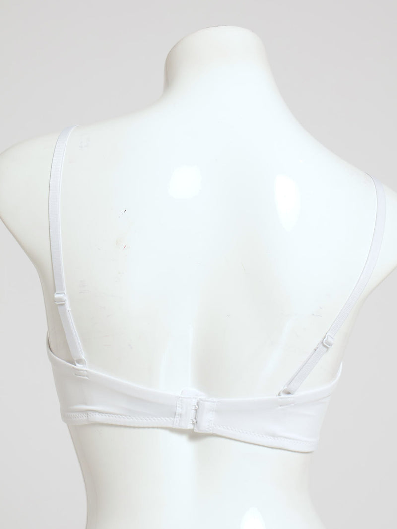 2 Pack A-Line Bra - Beige/White