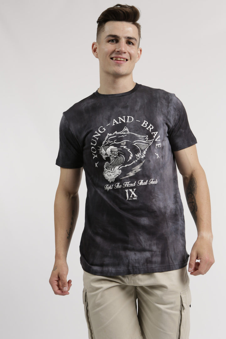Men's Tiger Kingz Spectra T-Shirt - Black