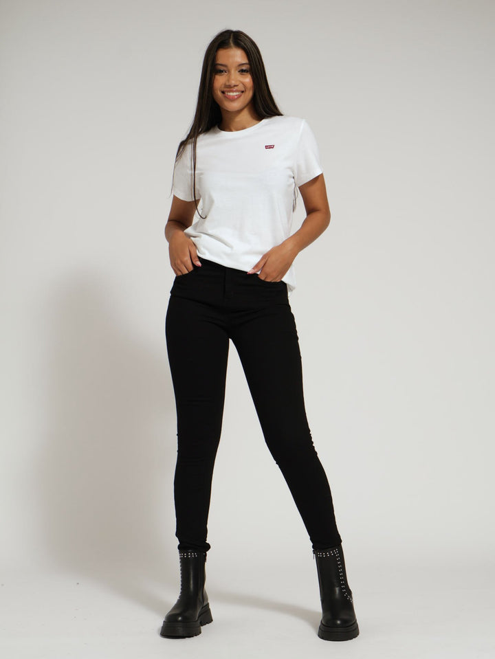 Curvy Hi-Rise Super Skinny Denim Jean - Black