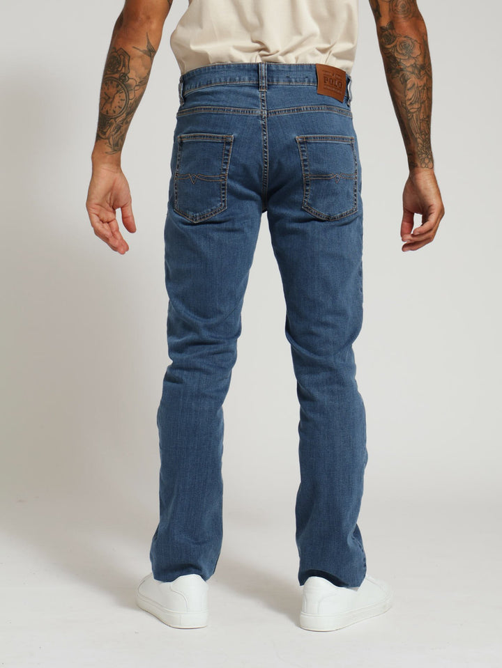 Simon Straight Leg Jean - Stonewash