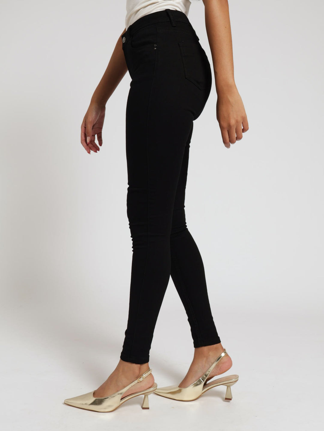 Nancy Axel Skinny Denim Jean - Black