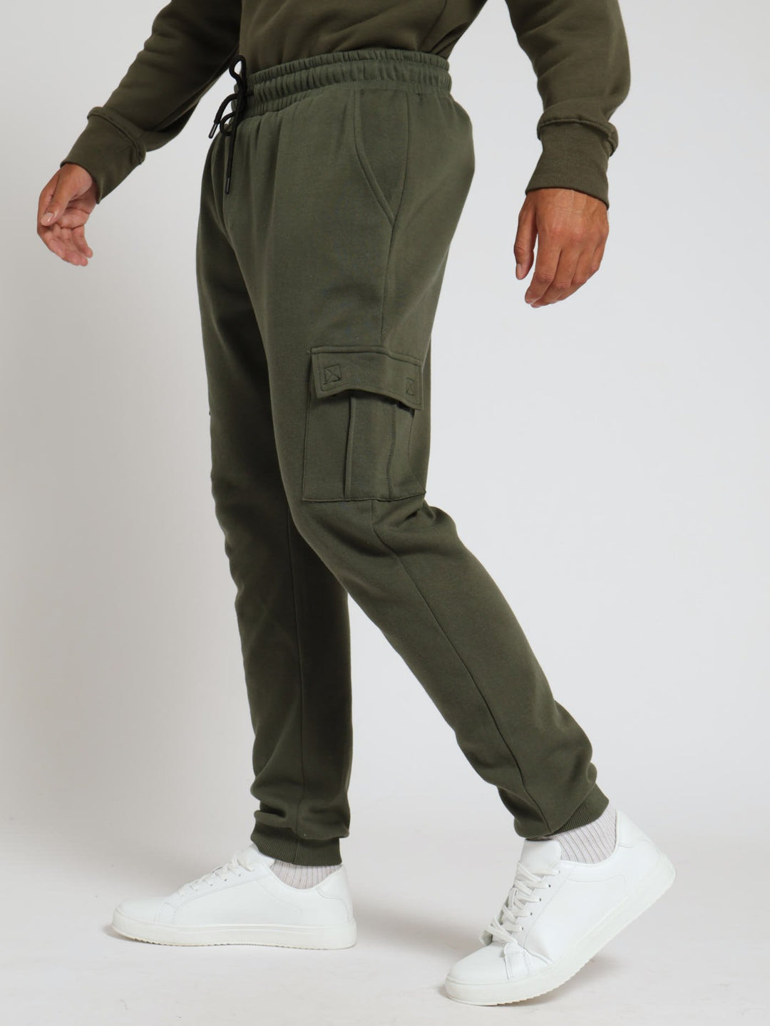 Cargo Fleece Jogger - Light Fatigue