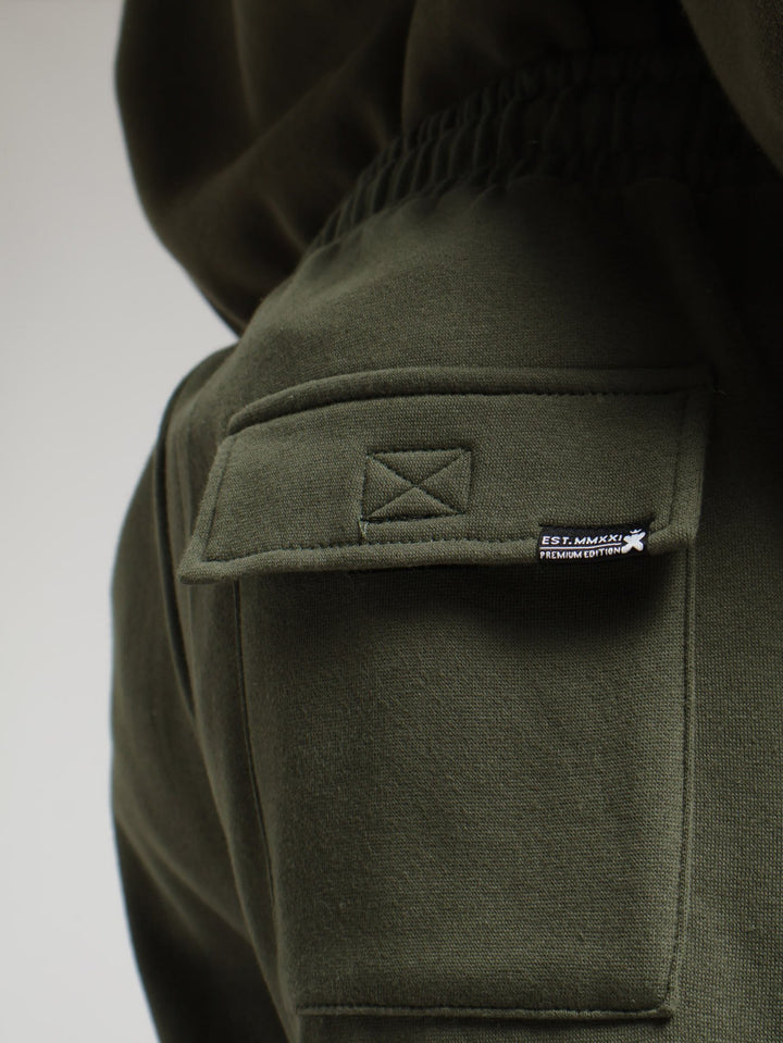 Cargo Fleece Jogger - Light Fatigue