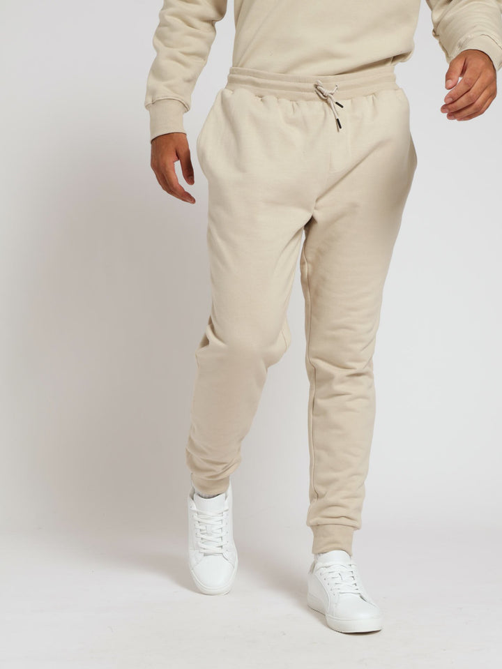 Basic Fleece Jogger - Light Stone