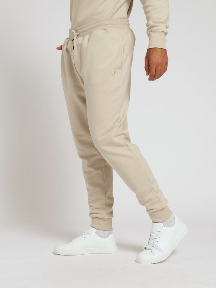 Basic Fleece Jogger - Light Stone