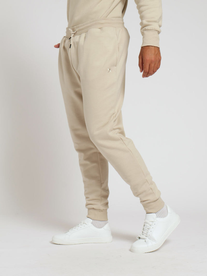 Basic Fleece Jogger - Light Stone