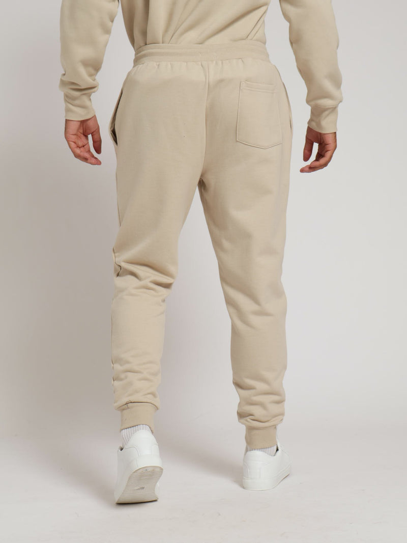 Basic Fleece Jogger - Light Stone