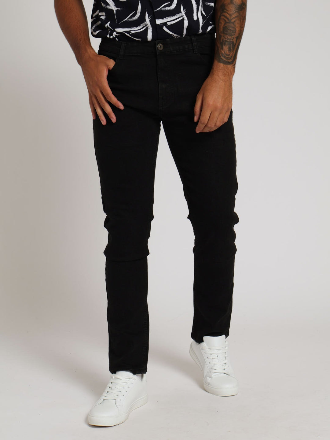 Slim Basic Denim Jean - Black