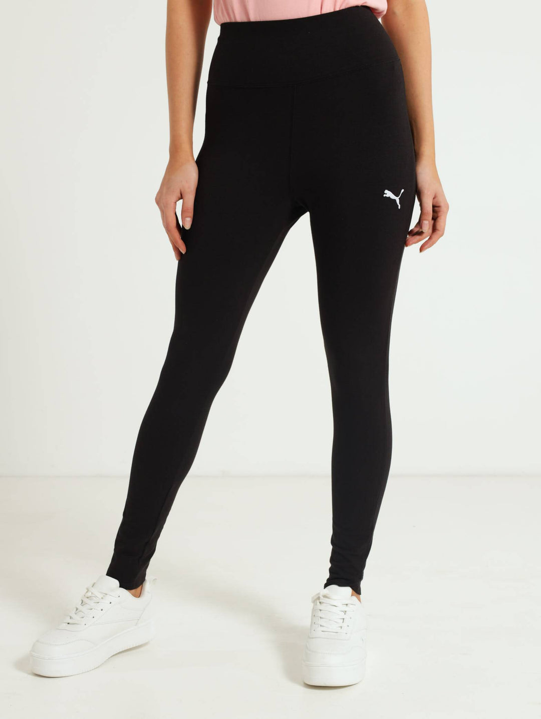 High-Waist Leggings - Black