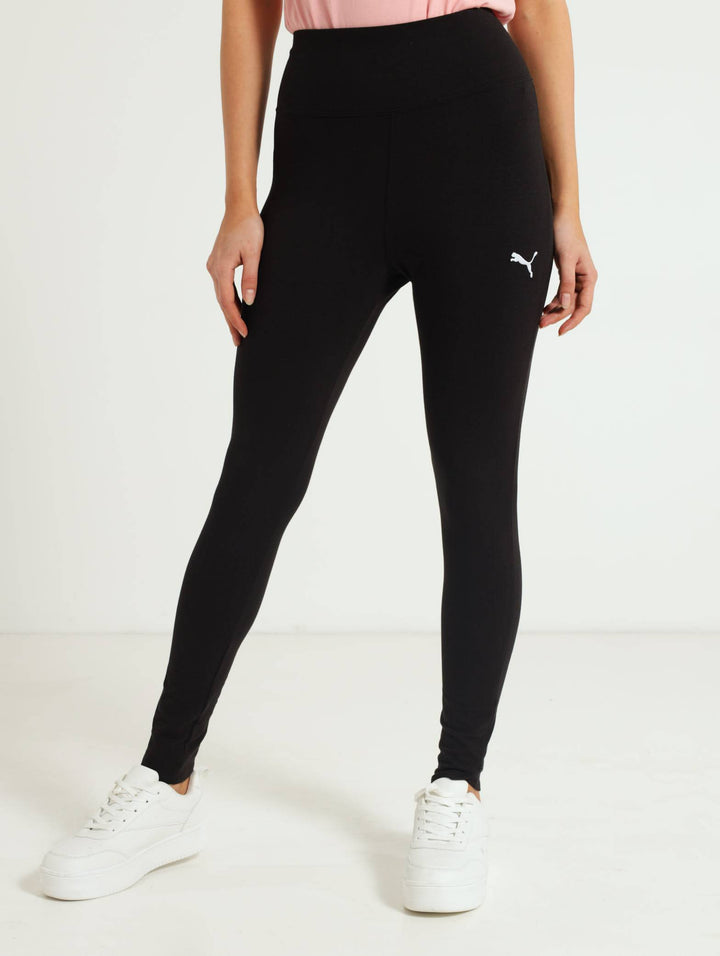 High-Waist Leggings - Black