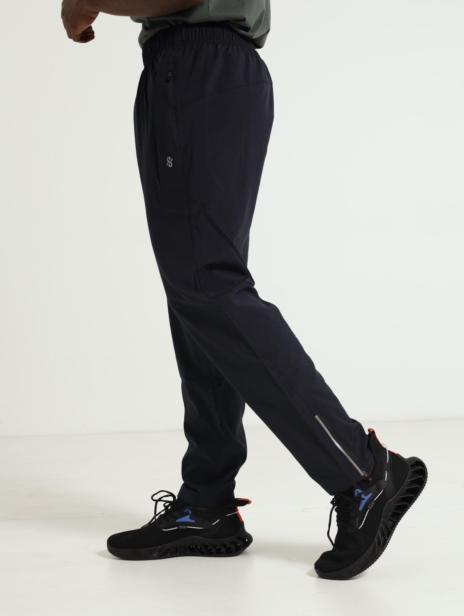 Mens Nylon Track Pants - Navy – Edgars