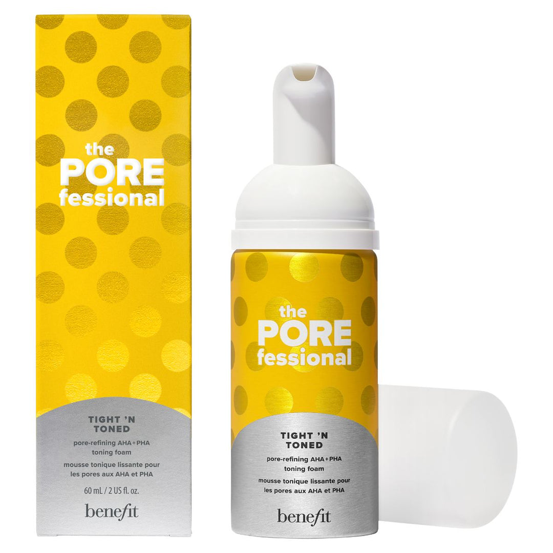 The POREfessional Tight 'N Toned Pore-Refining AHA + PHA Toning foam