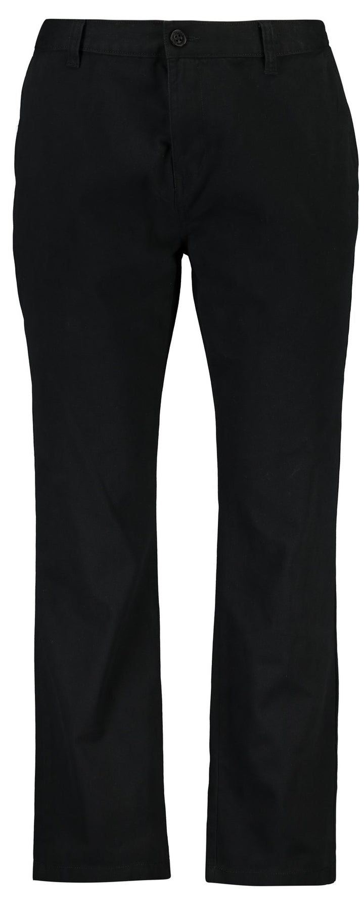 Black Straight Leg Chino Pants