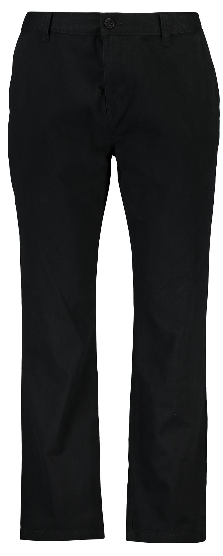 Black Straight Leg Chino Pants
