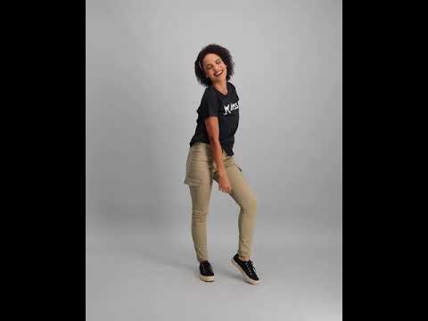 Ladies Girl Boss Slogan T-Shirt - Black