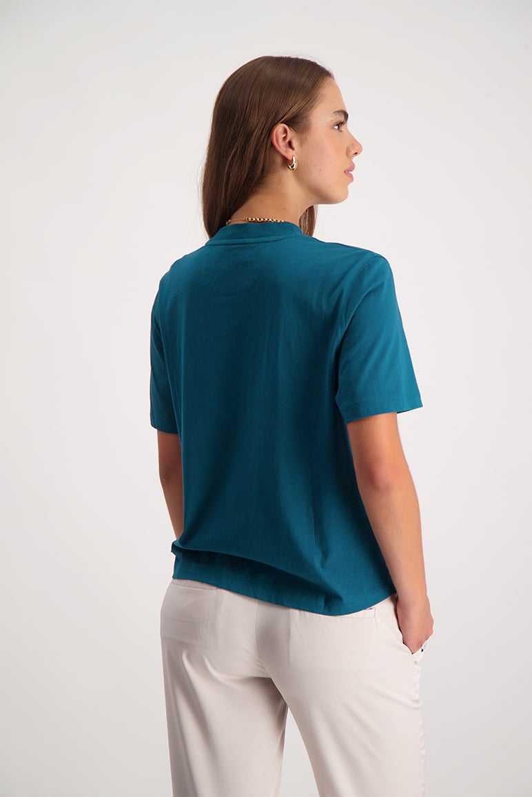 Oversized Relaxed Tee - Blue