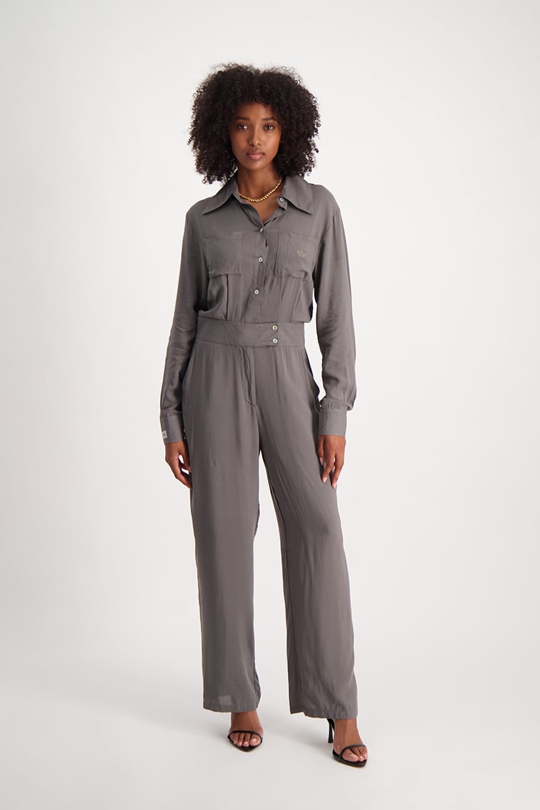 Relaxed Jumpsuit - Charcoal