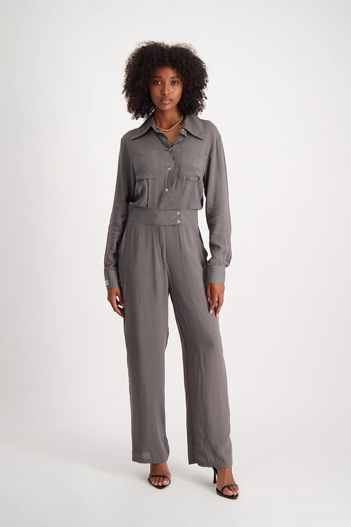 Relaxed Jumpsuit - Charcoal
