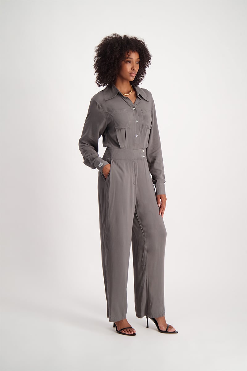 Relaxed Jumpsuit - Charcoal