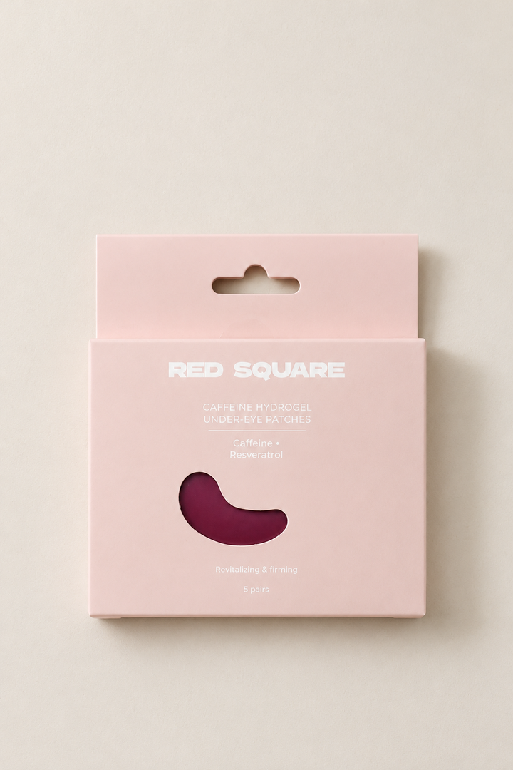 Red Square Caffeine Hydrogel Under Eye Patch 4Pk