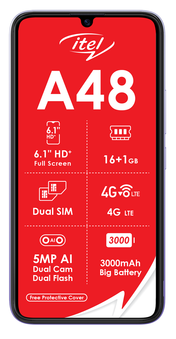 A48 Dual Sim Cellphone - Green