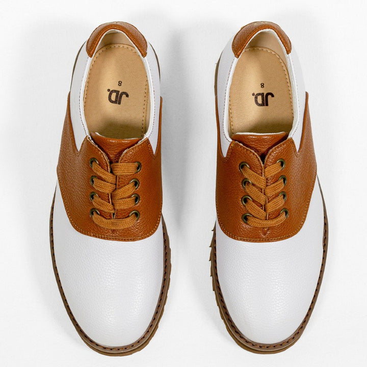 Mens - J Archie Saddle Lace Up Shoe - Tan
