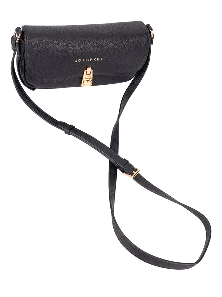 Lila Crossbody Sling Bag - Black