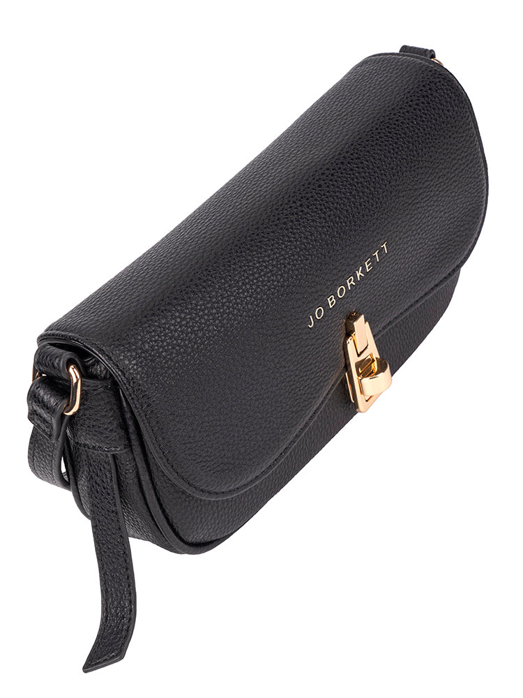 Lila Crossbody Sling Bag - Black