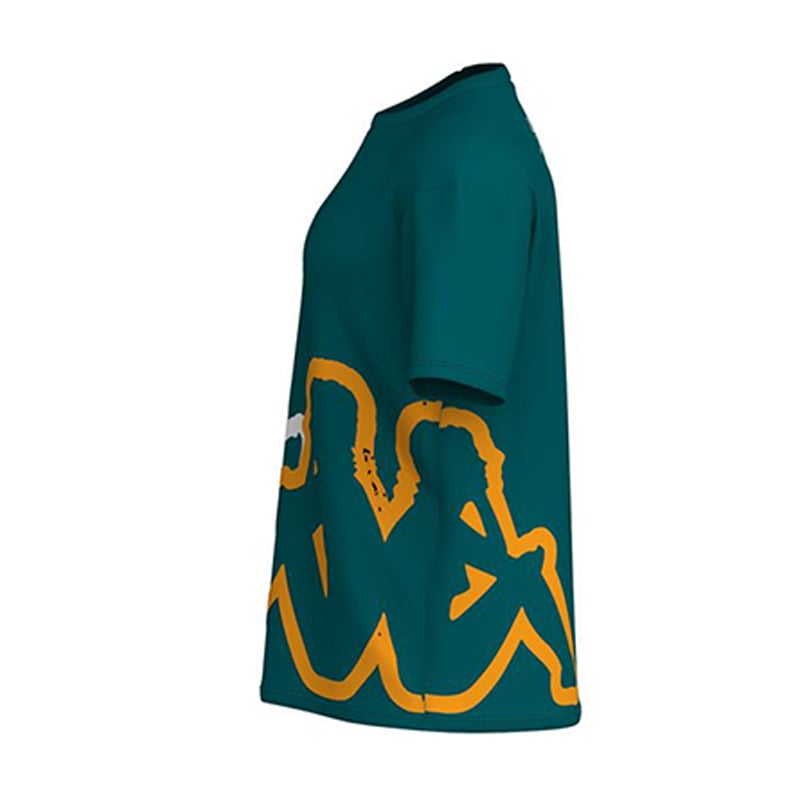 Men's Logo Cufs T-Shirt -Deep Blue